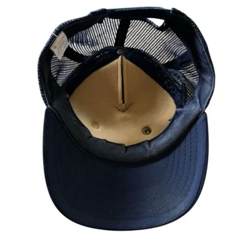 Masonic Lodge Vintage Adjustable Trucker Mesh Cap With Red Cross Pin
